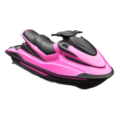 pink jetski sticker