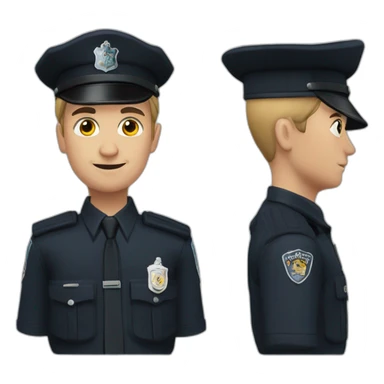 Harry potter policier sticker