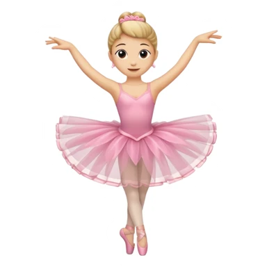 Emoji of ballerina capuchina sticker