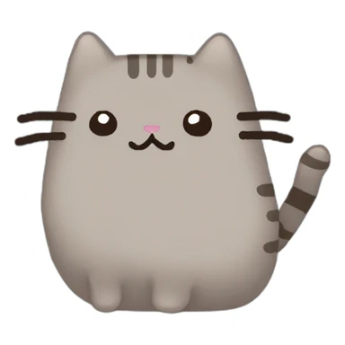 pusheen pixel art sticker