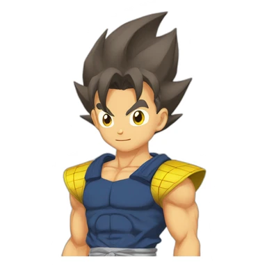 super saiyan anime boy sticker