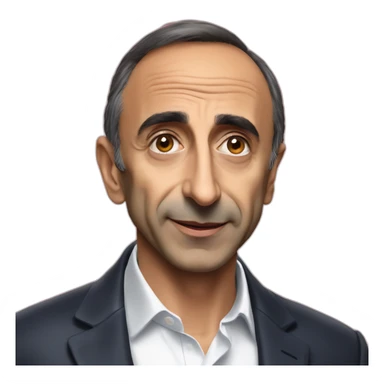Eric Zemmour qui fait un cœur sticker
