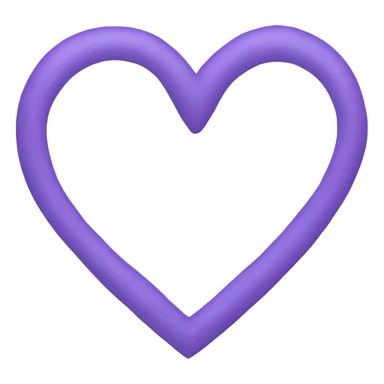 lavender heart  sticker
