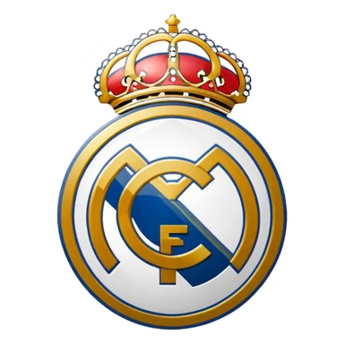 Real Madrid logo drawing  sticker