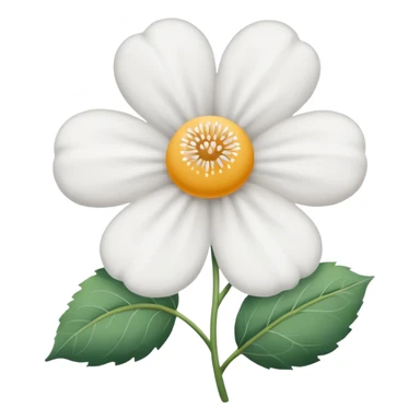 Cotton flower no fsce sticker