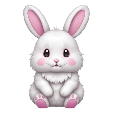 very cute fullbody bunny uwu cuuuute sticker