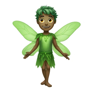 Male Green Fairy sticker