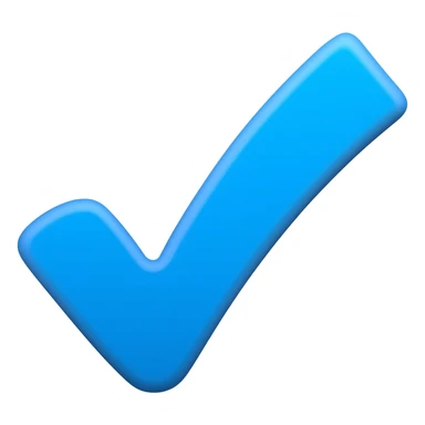 Tiktok mavi tik sticker