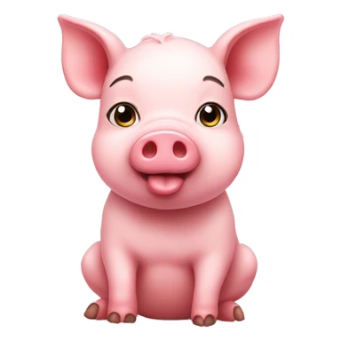 very cute pig w sticker