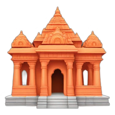 Ram mandir  sticker