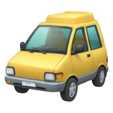 Le Pokémon évoli qui conduit une voiture  sticker