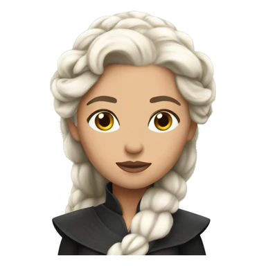daenerys targaryen black sticker