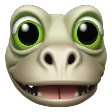kermit the frog tyrannosaurus rex hybrid sticker