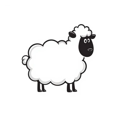 Sheep sticker