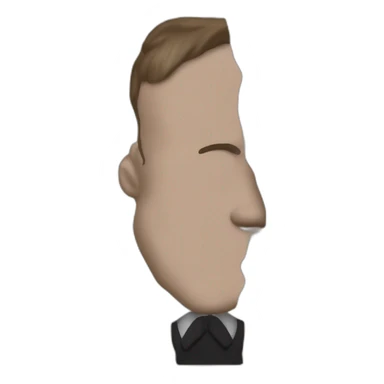 Macron avec la peau noire sticker