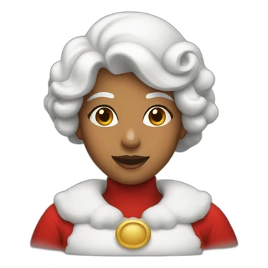 mrs claus sticker