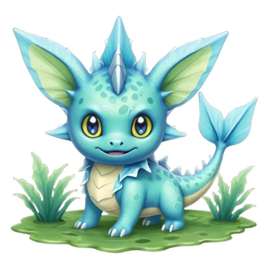 Deep-Dark-Swamp-Seafoam-Green Murky Gloomy Dull Swampy Muddy Vaporeon-Swamp-Algae-Monster sticker