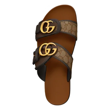 Platform Gucci sandals brown  sticker