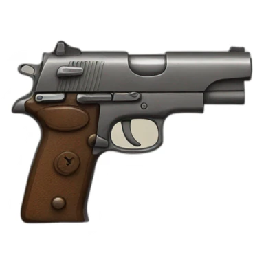 crossed pistols sticker