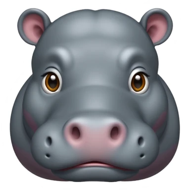 Hippo sticker