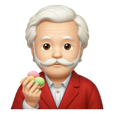 Marx ăn mochi sticker