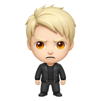 Cool chibi mad sticker