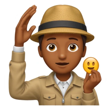 Dabing emoji sticker