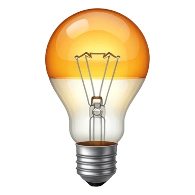 a light bulb being sticker