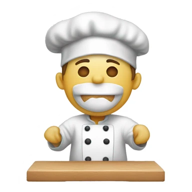 A chef doing a chefs kiss￼ sticker