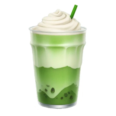 Ice matcha latte sticker