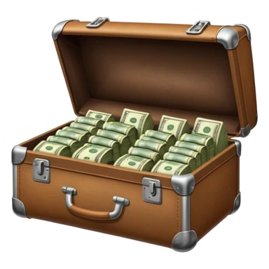 maleta con dinerp sticker