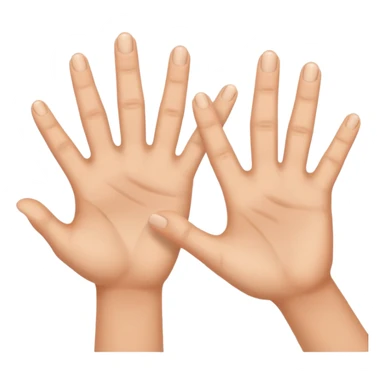 6 7 an hands moving sticker