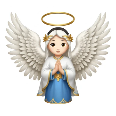 un animal ange de mongolie sticker