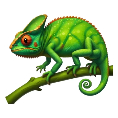chameleon sticker