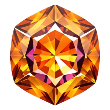 A mystic fire topaz natural cut sticker