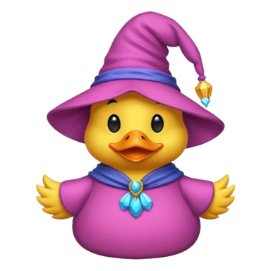 duck in pink wizard hat







 sticker