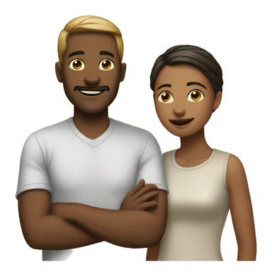 Two loving people  sticker