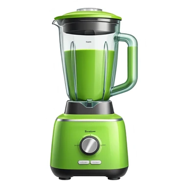 green kitchen blender sticker