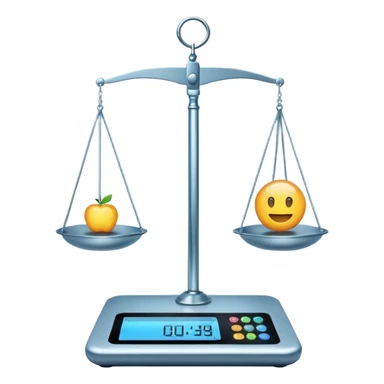 The internet 🌐  on a weighing scale sticker
