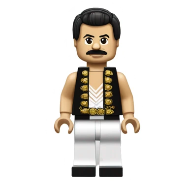full body lego freddie mercury sticker