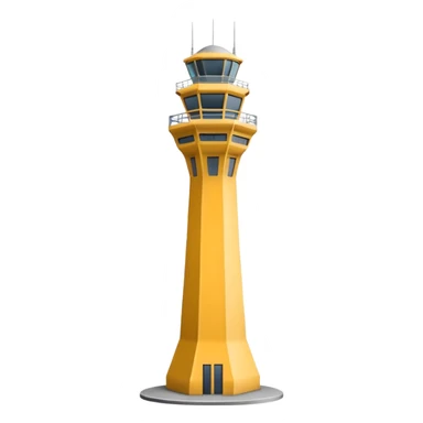 air traffic control tower sticker
