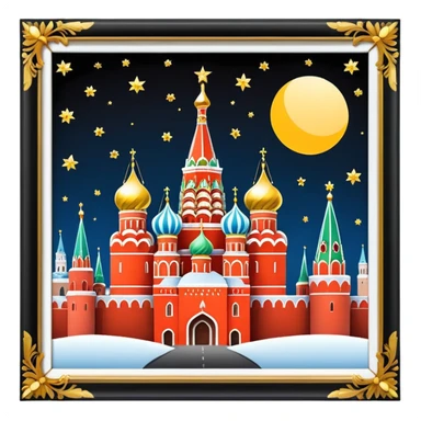 kremlin. moscow. New Year. aesthetic  sticker