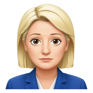 marine le pen sticker