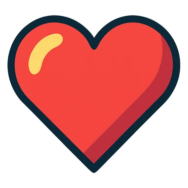 heart symbol representing love sticker