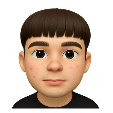 Create a highly realistic emoji based on the provided photo, preserving all facial details and features. The style should emulate the 3D Emoji style with realistic likeness, capturing the depth and texture typical of 3D fluent emojis. sticker