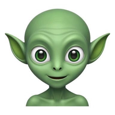 I want you to create an alien just like kaddu from movie koi mil gya sticker