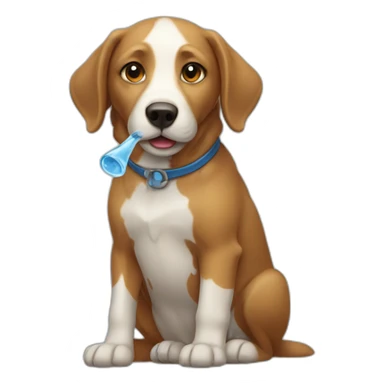 Drinking-water-Dog sticker