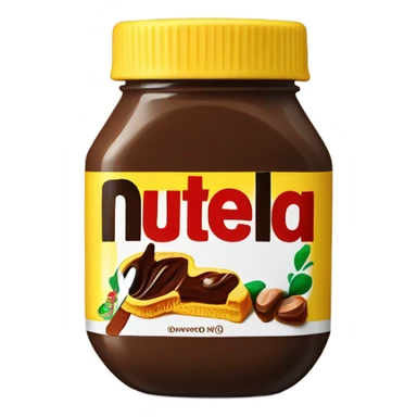 Smiling Nutella  sticker