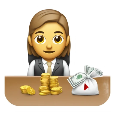 Generate a simple emoji-style icon representing the ‘Financials Platform Services’ team at Procore. The design should incorporate:
	•	Finance (💰 or 💱 for Multicurrency)
	•	Work Breakdown Structure (WBS) (📊 for structured planning)
	•	Egypt (🇪🇬 as the team’s location) sticker