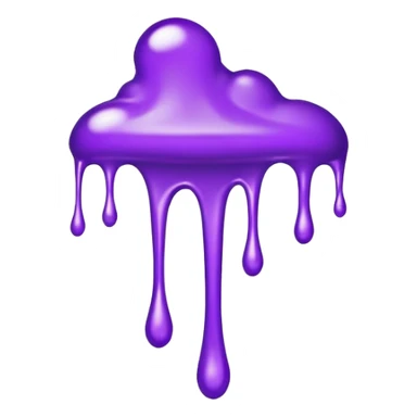 Purple splat sticker